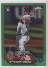 2023 Topps Chrome Update Green Refractor 73/99 Peyton Battenfield #USC102 03j5
