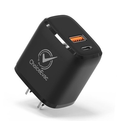 ChoiceEvac Charging Adapter 20W USB - C Black 