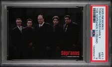 The Sopranos 2005 Inkworks Cast Foil Season 1 Card #S1-1 Gandolfini PSA 9