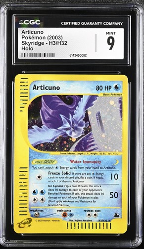 Articuno graded CGC 9 for sale on eBay