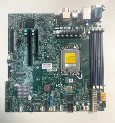 Supermicro MBD-X13SCH-F-O, Intel LGA-1700 Single Socket mATX Server Motherboard
