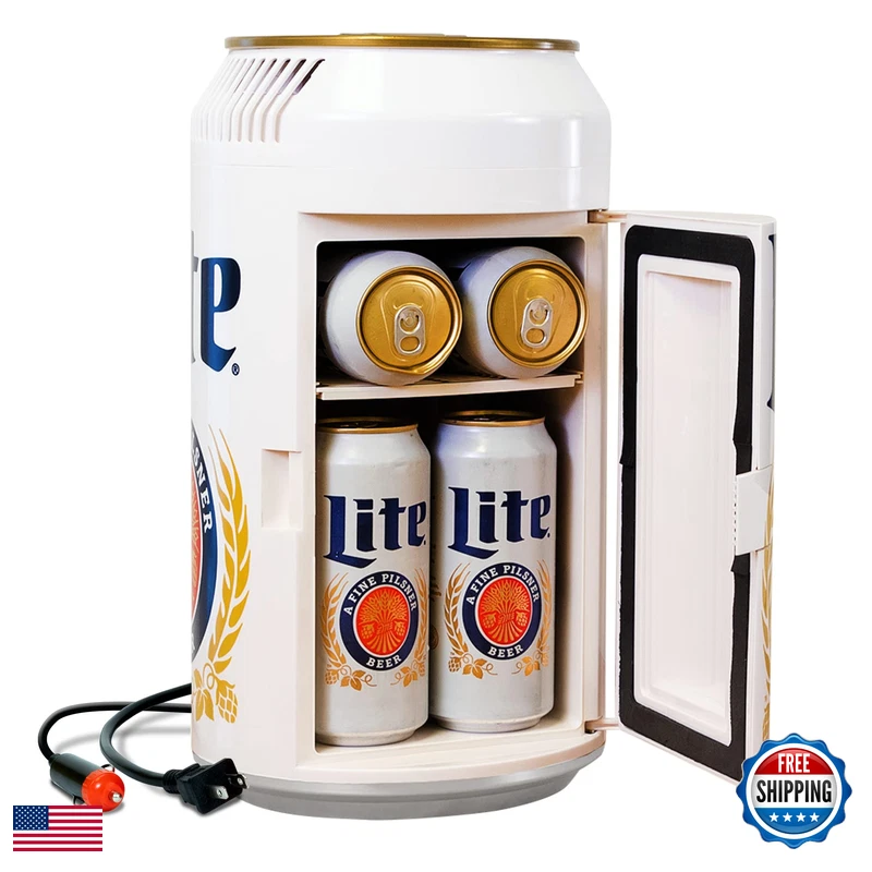 Koolatron Miller Lite 8 Can Thermoelectric Mini Fridge 5.4 L/ 5.7 Quarts