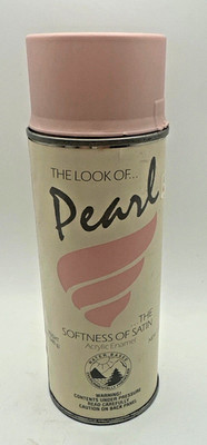 Vintage Spray Paint Can Pink Discont'd MCM New Dawn The Look of Pearl Softness