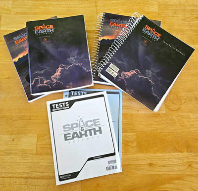 BJU Press Space & Earth Science 3rd Ed, Text/Workbooks Teacher's Ed, Tests