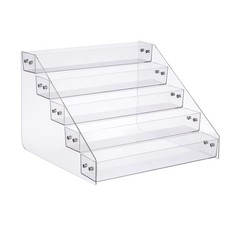 Tiered Spice Rack Acrylic, Spice Rack Shelf Seasoning Organizer for Counterto...