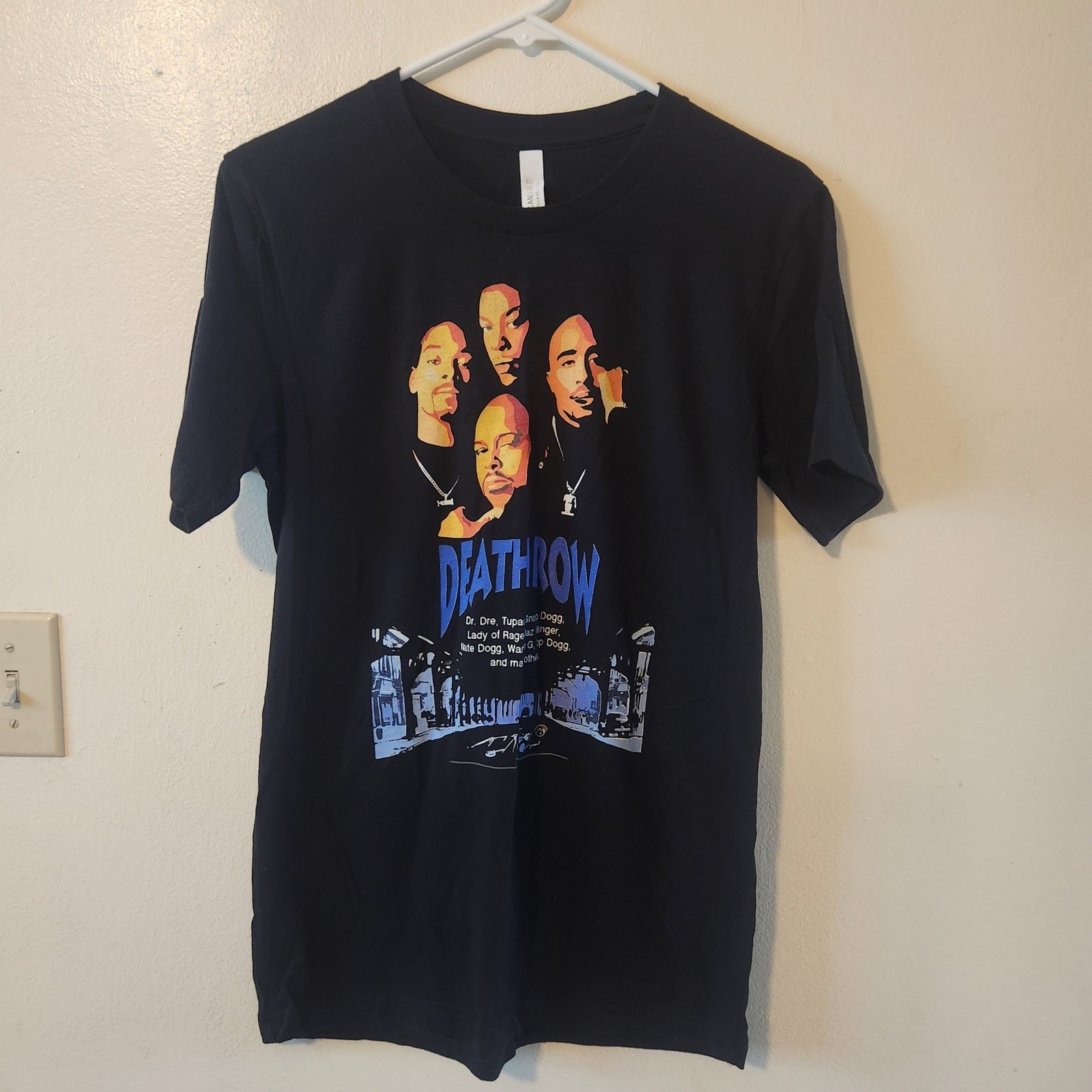 FILA T shirt Death Row Records taglia Medium