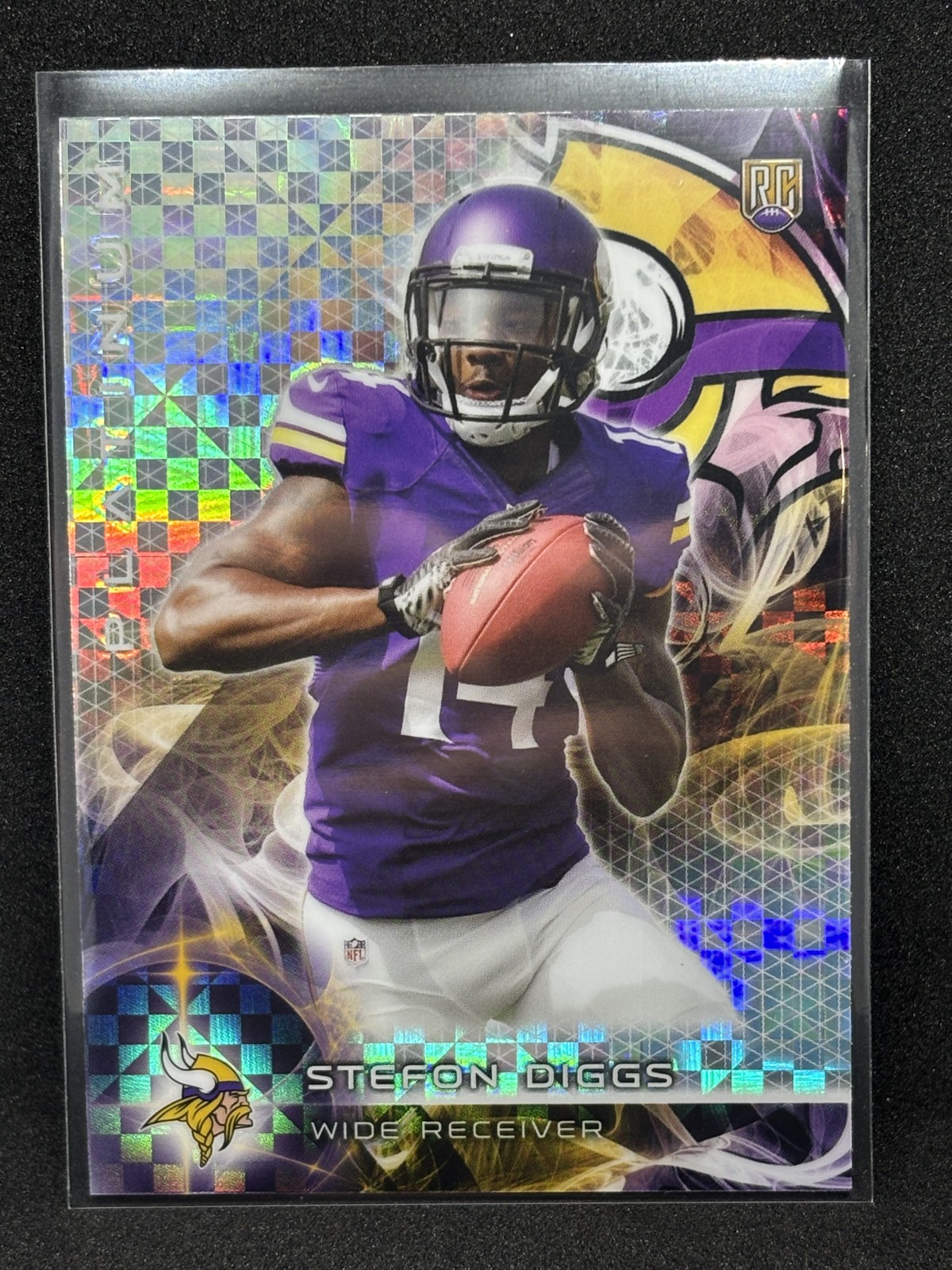 2015 Topps Platinum - Rookies Stefon Diggs #141 X-Fractor (RC)