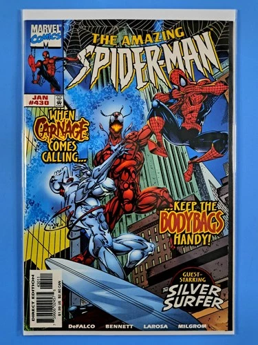 Amazing Spider-Man #430 Marvel (1998) 1st App Surfer Carnage High Grade NM+🕷🔥