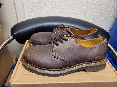 Dr Martens 11838 Crazy Horse Unisex Braun Leder Schuhe Größe 6 UK
