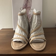 Sandalia Tacón Mujer Sandalia Tacón Jessica Simpson Olivine - Azul Claro, Tacón Aguja, Talla 39.5 EU Sandalia Jessica Simpson Olivine Tacón 3.9 Pulgadas