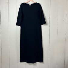 Hanna Andersson Black 3/4 Sleeve Dress Size M