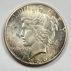 1926-S $1 Peace Dollar 90% Silver San Francisco US Coin - TONING