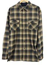 ORVIS-Men's XL Multicolor PLAID Button Front Flannel Shirt