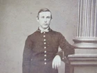 Civil War soldier in Philadelphia cdv photograph