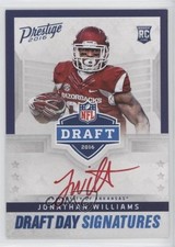 2016 Panini Prestige Draft Day Signatures Red Ink Jonathan Williams #JW Auto 2u3