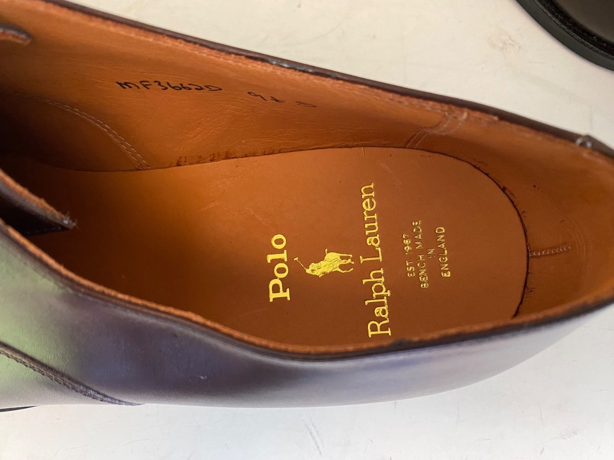 Crockett & Jones for Ralph Lauren cap toe oxford Shoes cordovan US