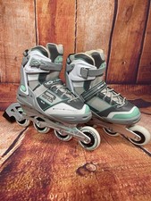 ROLLER DERBY AERIO Q-60 WOMEN'S INLINE SKATES SIZE WOMEN 9 MINT