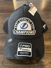 Fanatics 2021 Stanley Cup Champions Locker Room Adjustable Trucker Hat -...