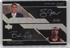 2007-08 Upper Deck UD Black Dual Auto /25 Brandon Roy Spencer Hawes Rookie RC