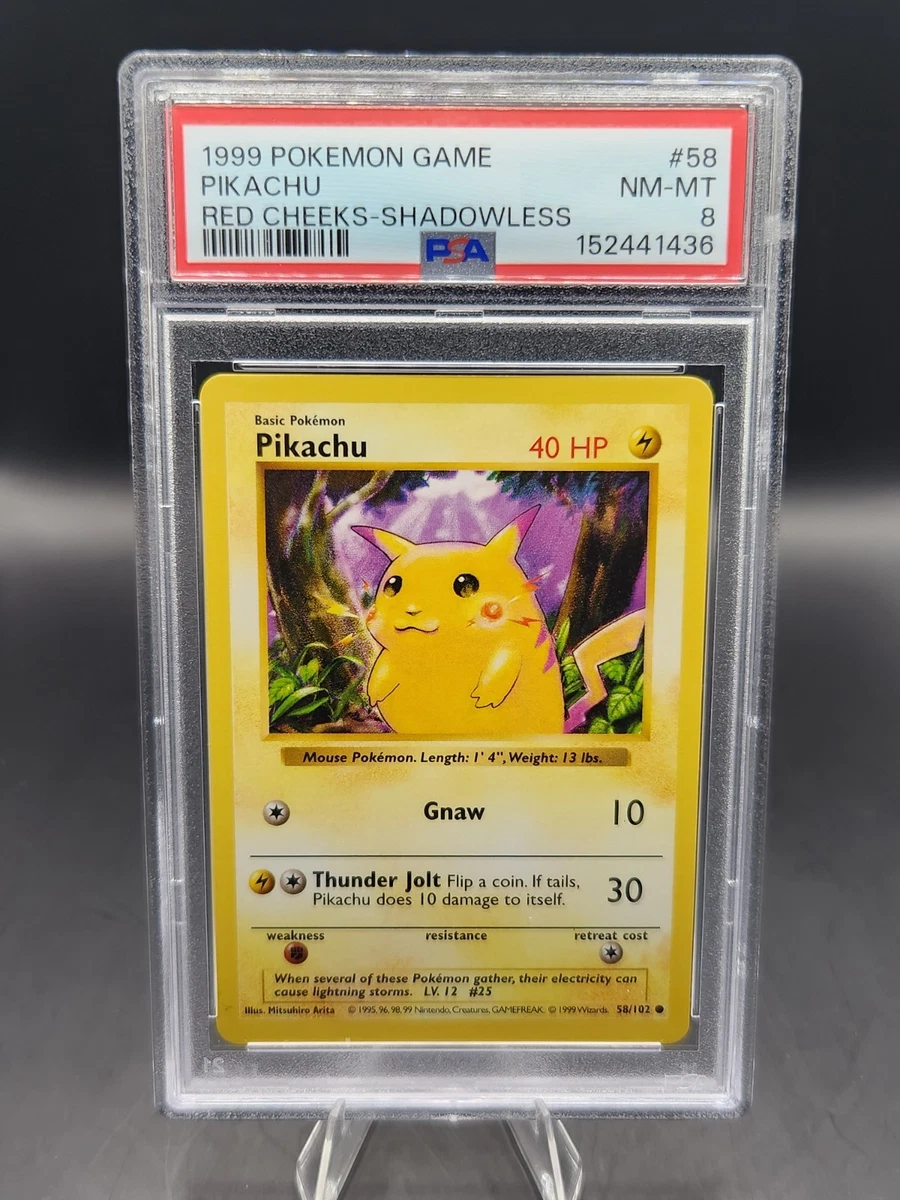Pikachu Pokémon TCG Individual Trading Card Games Base Set in