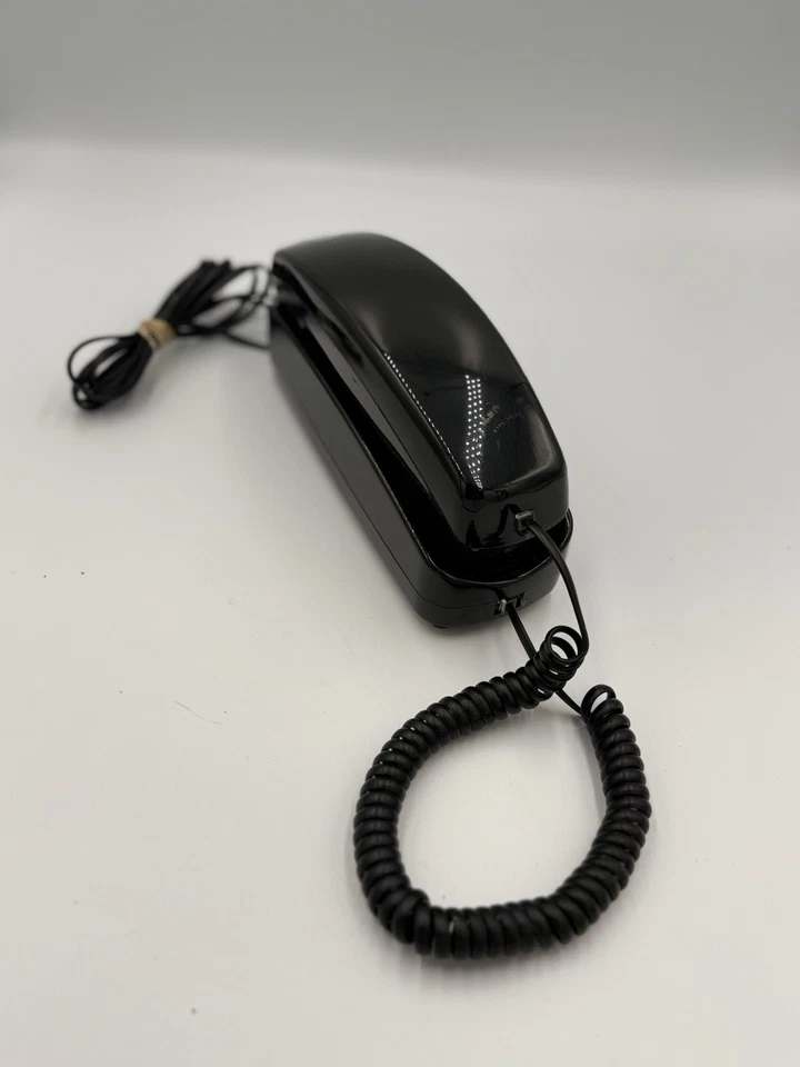 Teléfono con botón pulsador negro vintage modelo: GE5303 timbre equivalente timbre iluminado Foto 2 de 4