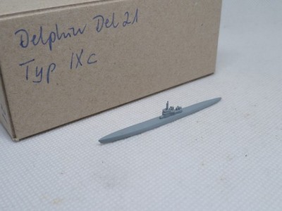 Modellschiff 1:1250 ++ Delphin Del 21 ++ Typ IXc