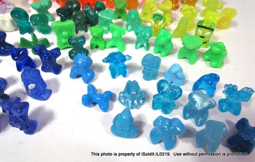 LOT Assorted GoGo's CRAZY BONES Pieces + Coffin Cases + Game Official Handbook - Picture 3 of 10