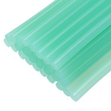 Mini Hot Glue Sticks for Glue Gun 4-inch x 0.28-inch Luminous Blue-Green 30Pcs 0.34 per stick
