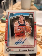 2024-25 Panini Donruss Optic Signatures Kyshawn George #329 (AU, RC)