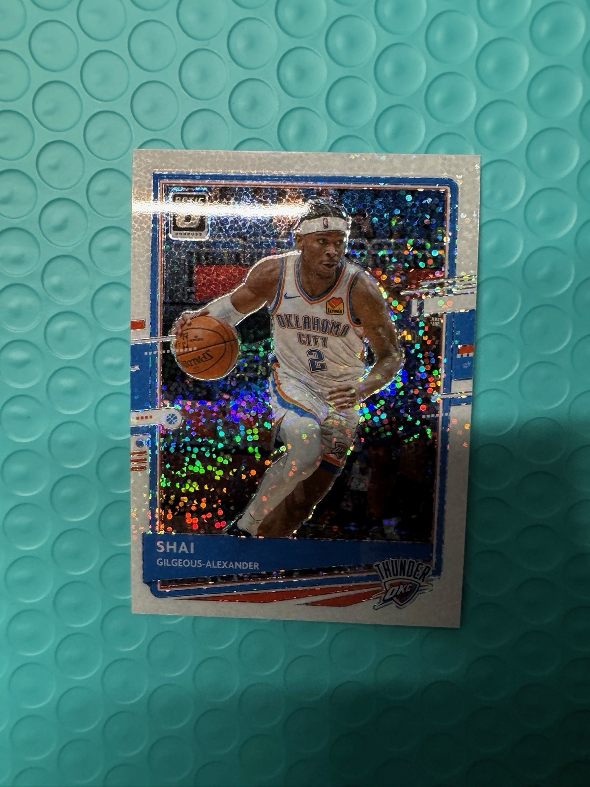 2020-2021 Panini Donruss Optic White Sparkle Shai Gilgeous Alexander SSP MVP