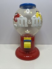 M&M Candy Dispenser Vintage Collectible Gumball Machine Style 1991 Mars Retro