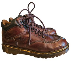 Dr. Martens 11525 Brown Leather Moc Toe Chukka Boots Mens 8 Womens 9 AW004 Dr. Martens 11525 Brown Leather Moc Toe Boots Mens Size 12  main image 4