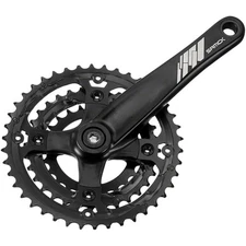 Samox Crankset - 170mm, 9/10-Speed, 44/32/22t, 104/64 BCD, Black AF26-304ASS-170