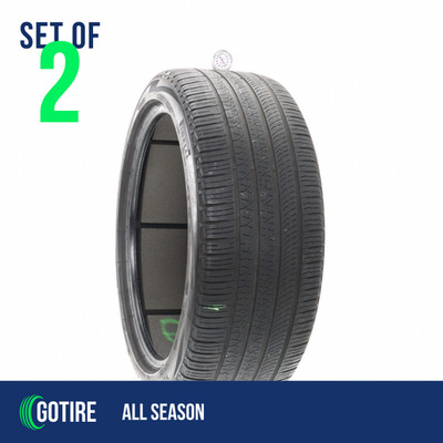 2 X Used 285/40R23 Pirelli Scorpion Zero LR PNCS 111Y - 5.5/32