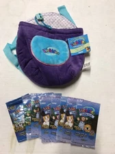 Webkinz Purple Knapsack + 10 Bonus Card Packs With Online Codes