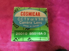 COSMICAR CCTV LENS 50mm 1:1.8 WITH IRIS