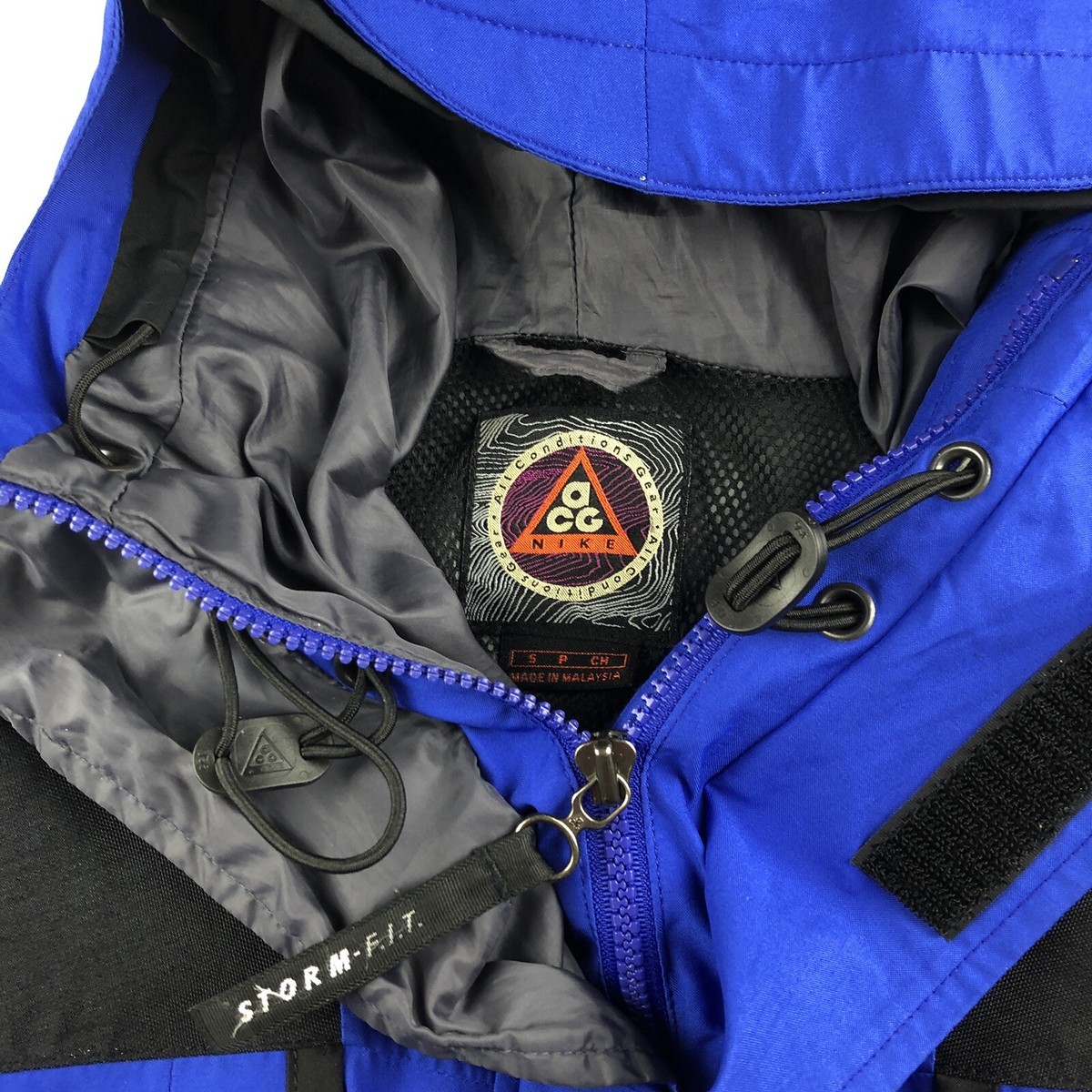 VTG 90's Nike ACG Storm Fit Blue Light Mountain Parka Jacket