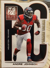 2013 Donruss Elite Primary Colors Andre Johnson #12 Houston Texans