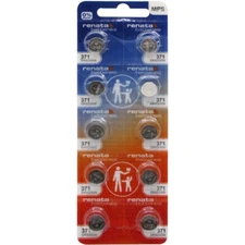 Renata 371 - SR920SW Silver Oxide Button Battery 1.55V x 10