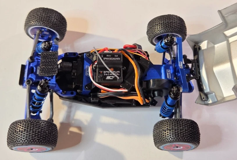 Совершенно новый LOSI Micro-T 1/28 полный GPM синий алюминий обновление со всем RTR - Изображение 2 из 4