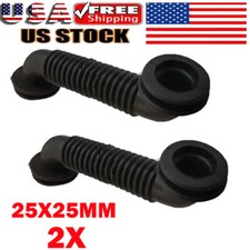 2PC 25x25MM Car Wire Harness Door Tube Dust-proof Threading Protection Tubes NEW