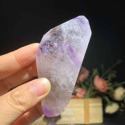 70g Natural Amethyst Free Form Crystal Quartz Healing Mineral Energy 86mm