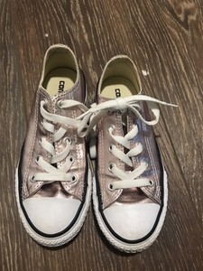 pink rose gold converse