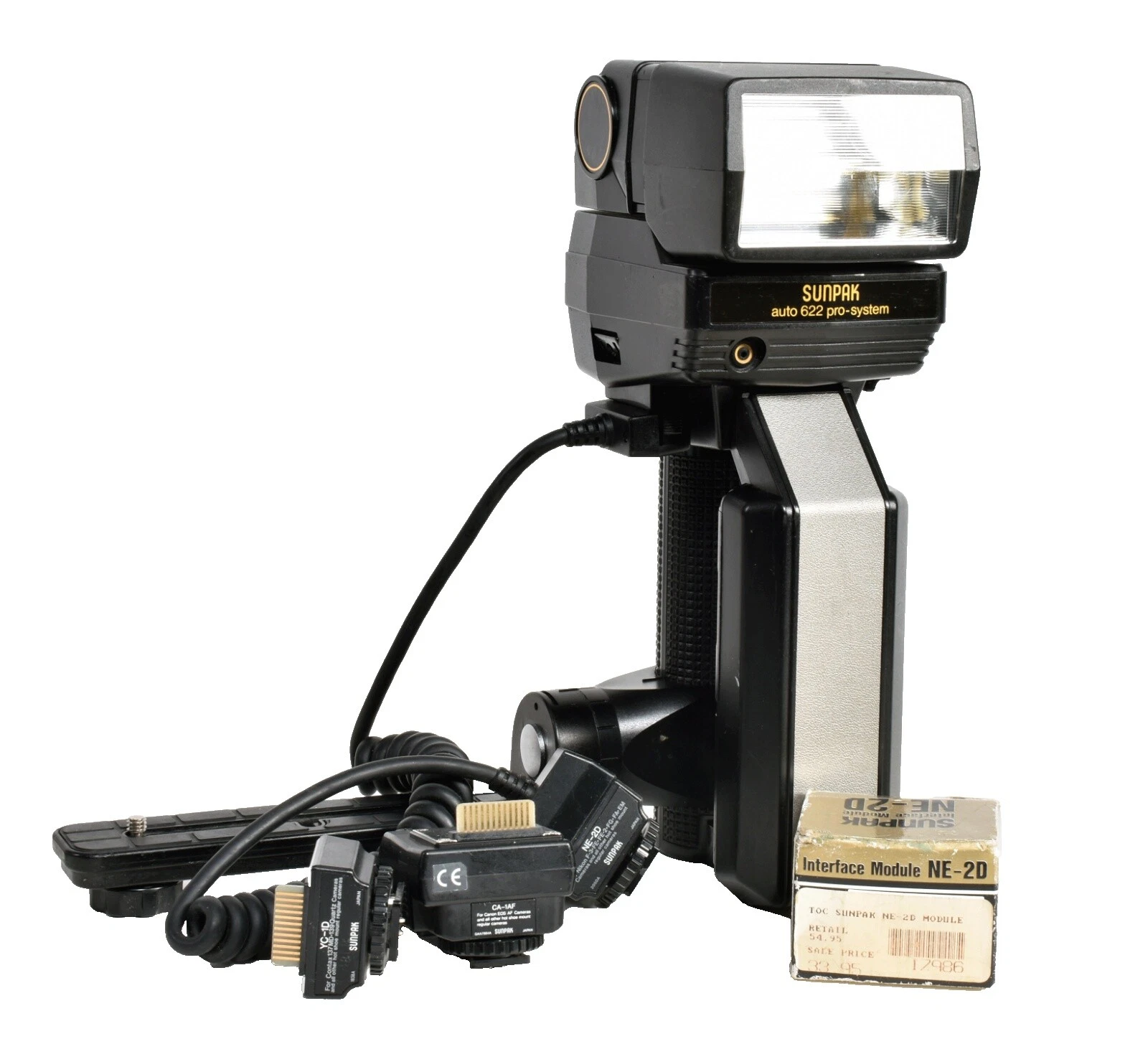 Sunpak Handle Mount Camera Flashes for Canon