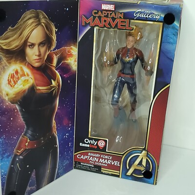 Diamond Select Gallery Binary Force Captain Marvel Statue PVC Figure  GameStop