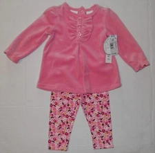 NEW NWT Baby Girls Koala baby 2PC Ruffle Top & Flower Leggings Set  SZ9M $19.99