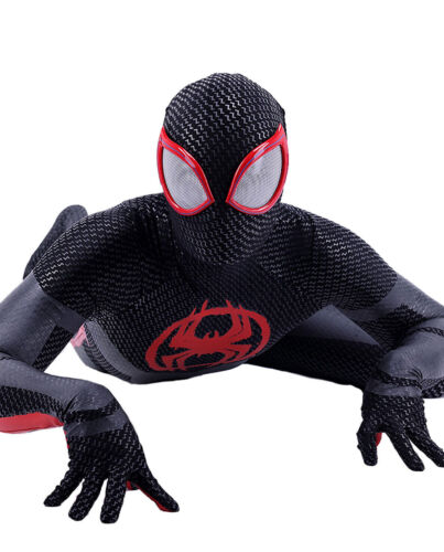 Verbesserter Miles Morales Spiderman Overall Rüstung Anzug Kostüm Cosplay Halloween - Bild 16 von 19