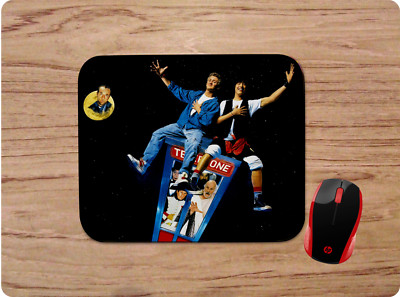 BILL & TED TELEPHONE BOOTH CUSTOM COMPUTER GAMING MOUSE PAD MAT HOME SCHOOL GIFT