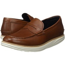 MBT Men's Boston Loafer- Brown- US 11.5- Genuine Leather