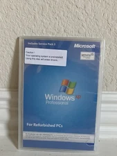Windows XP Professional - Includes SP3 - For Refurbished PCs * No Product Key *
